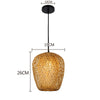 Hand Knitted Bamboo Pendant Lamp – Eco-Friendly Style Hanging Light for Home and Restaurant Decor