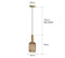 Colorful Retro Glass Pendant Light – Creative LED Hanging Light for Living Room and Bedroom