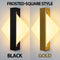Modern LED Wall Lamp with Gold Foil Finish – Acrylic Wall Sconce for Indoor Bedroom and Living Room Lighting