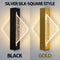 Modern LED Wall Lamp with Gold Foil Finish – Acrylic Wall Sconce for Indoor Bedroom and Living Room Lighting
