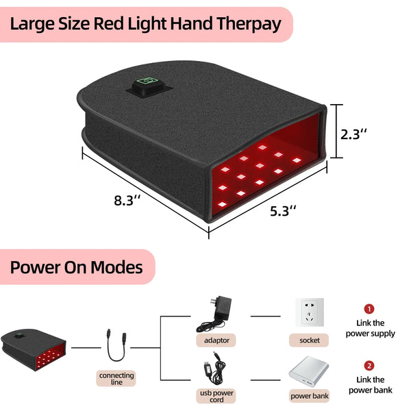 Red Light therapy for hands - Joint Pain Relief Treatement