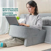 Memory Foam Reading Pillow with Arm Support and Washable Cover for Bed or Office