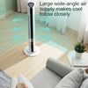 Leafless Remote-Control Floor Fan with Air Circulation and Energy Saving