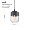 Nordic Wood Glass Pendant Light – Modern Hanging Lamp