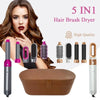 5-in-1 Hair Dryer Styling Set with Hot Comb, Curling Iron, and Straightener