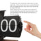 Vintage Flip Page Clock – Battery Operated Mechanical Clock for Home and Office Decoration, Easy to Read with Adjustable Knob