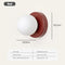 Variant image for Nordic LED Glass Wall Lamp – Minimalist G9 Base Sconce for Bedroom, Hallway, and Staircase Lighting-4