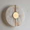 Modern Marble Wall Lamp Sconce with LED – Elegant Gold Copper Finish for Living Room and Bedroom