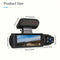 1080P WiFi Dual Camera Dash Cam – Front & Inside Car Camera with IR Night Vision & Loop Recording