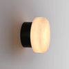 Modern Round LED Wall Lamp in Natural Marble - Elegant Wall Lights Indoor for Living Room and Bedroom Sconces