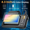 HD Industrial Endoscope Camera with 4.3" IPS Screen & 8 LEDs