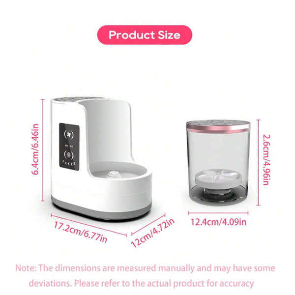 Upgraded Rechargeable Electric Makeup Brush Cleaner