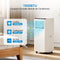 4-in-1 Portable Air Conditioner 7000BTU with Dehumidifier Fan Sleep Mode and Window Kit