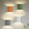 Modern LED Wall Lamp – Minimalist Macaron Resin Sconce for Indoor Entryway, Living Room, and Bedroom Lighting