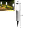 Solar Stainless Steel LED Garden Pathway Lights – Weatherproof Outdoor Decor