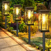 4PCS Solar Pathway Lights Outdoor Waterproof Landscape LED Lamps for Garden and Walkway
