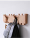 Luxury Wall-Mounted Wooden Coat Rack – Piano Design Entryway Organizer for Keys, Hats & Coats