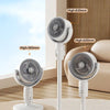 Rechargeable Oscillating Air Circulator Fan with Remote & Timer