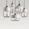 Nordic Wood Glass Pendant Light – Modern Hanging Lamp