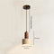 Wabi Sabi Pendant Lamp – Yellow Marble Lighting for Kitchen Island and Dining Room, Cord Pendant Design, Durable Travertine Material