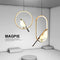 Black Nordic Magpie Bird LED Pendant Lamp – Stylish Indoor Chandelier for Kitchen and Bedroom Lighting-1