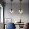 Modern Nordic Glass Pendant Lamp – Stylish Kitchen Pendant Lighting with Metal Fixture for Living and Dining Rooms-5