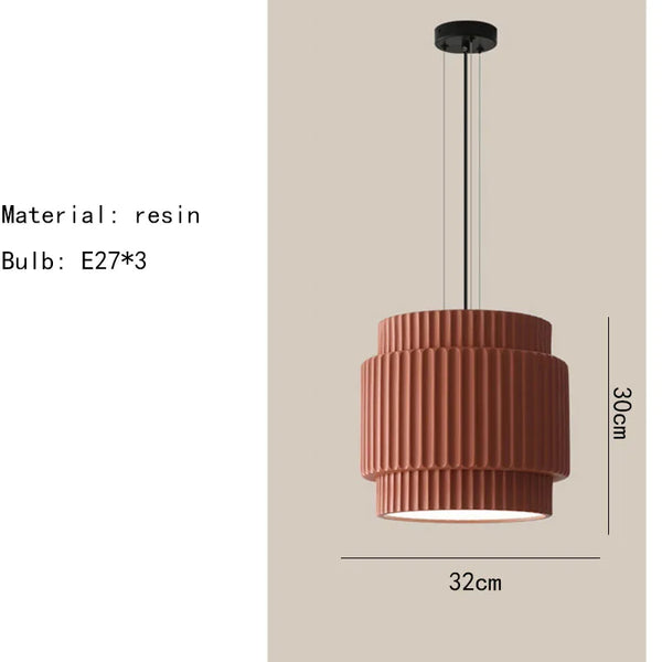 Variant image for Elegant Green and Beige Resin Chandelier Light with Adjustable Wire – Modern Dining Room Chandelier for Stylish Interiors-3