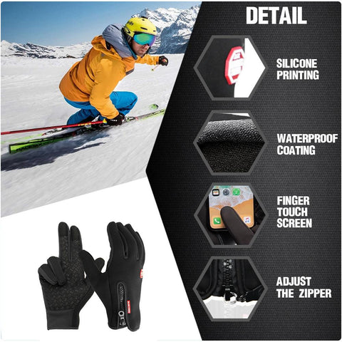 Thermal Gloves for Men with USB Heating & Soft Fleece Lining - Ultimate Warmth for Winter Activities 6