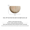 Wall Lamp with Unique Wabi-Sabi Design - Retro Stone Sconce for Cozy Ambiance 5