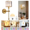 Wireless LED Wall Light with Crystal Shade - Rechargeable Lighting for Home Decor 7