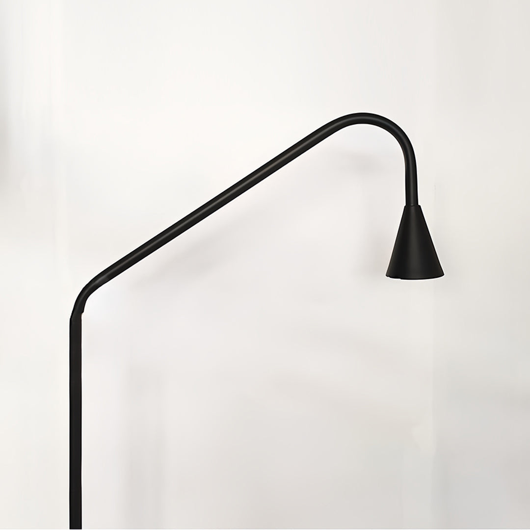 Black and Gold Floor Lamp LED Nordic Minimalist Wrought Iron Reading Bedroom Study Room