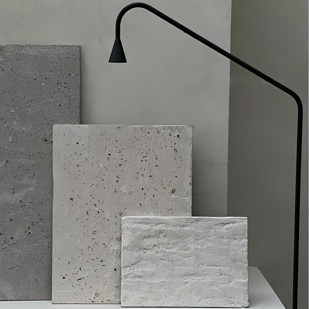 Black and Gold Floor Lamp LED Nordic Minimalist Wrought Iron Reading Bedroom Study Room