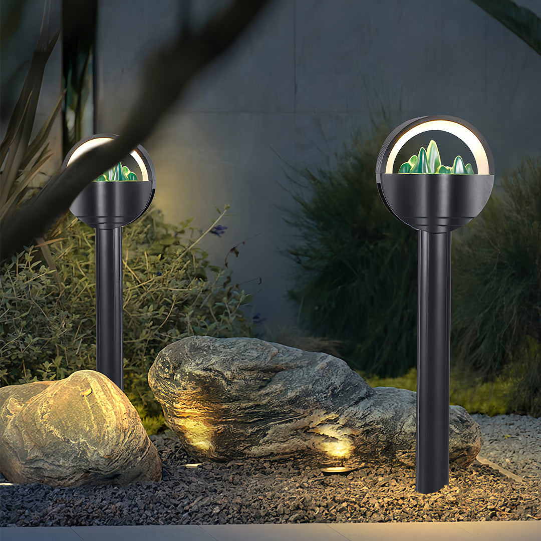 Pathway Light LED Outdoor Waterproof Aluminum Frosted Globe Garden Landscape Lighting