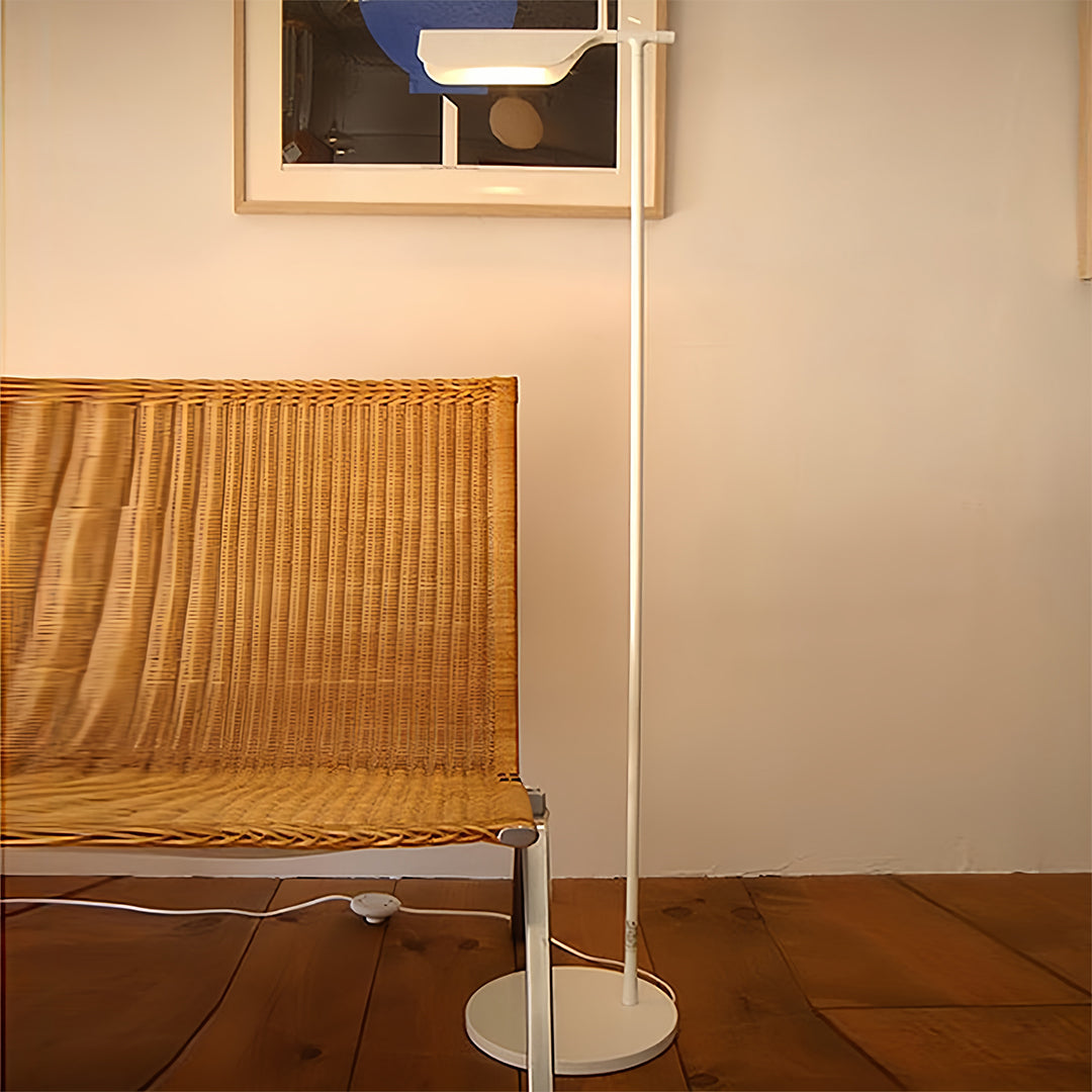 Floor Lamp Dimmable LED Adjustable Nordic Minimalist Iron Acrylic Shade Reading Living Room