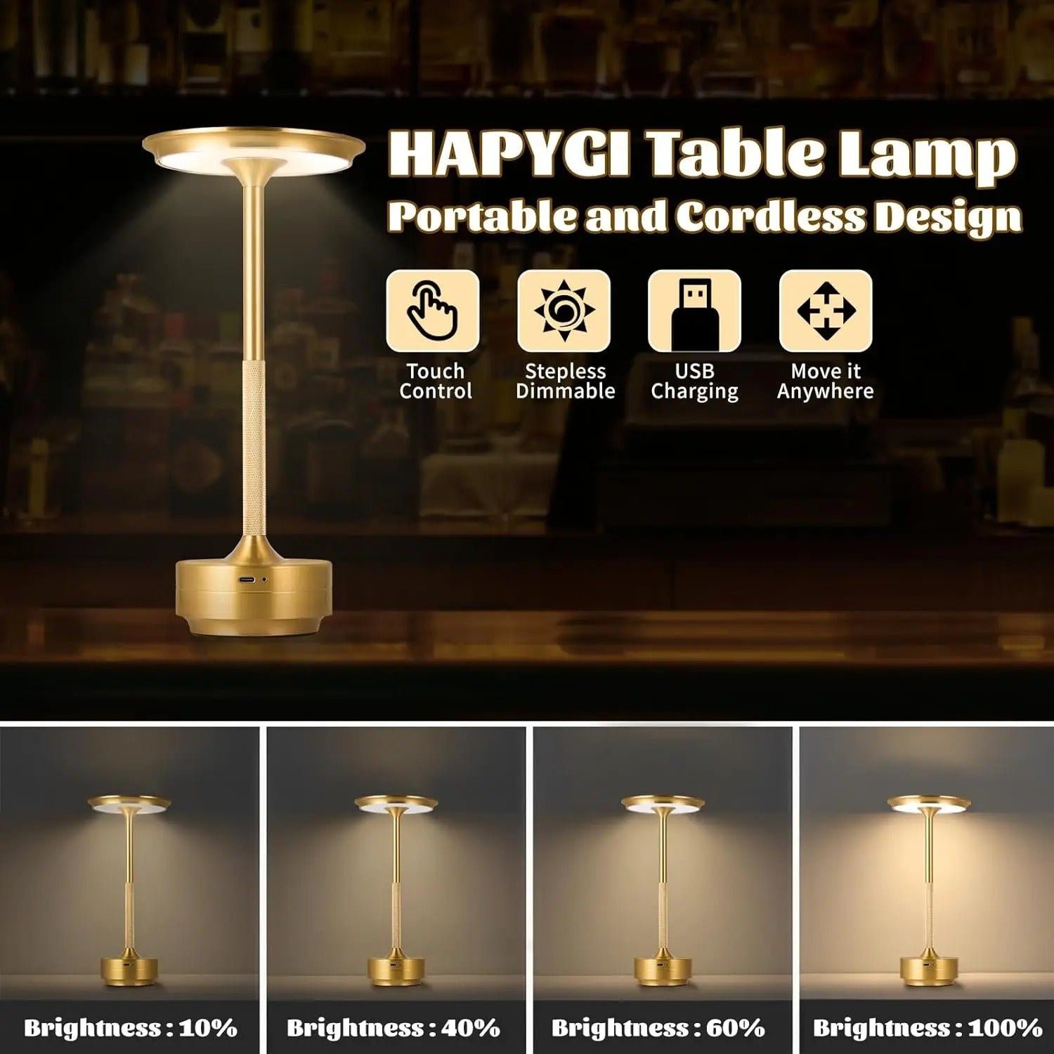 Avelo Cordless LED Table Lamp