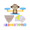 Fun Monkey Balancing Maths Montessori Toy