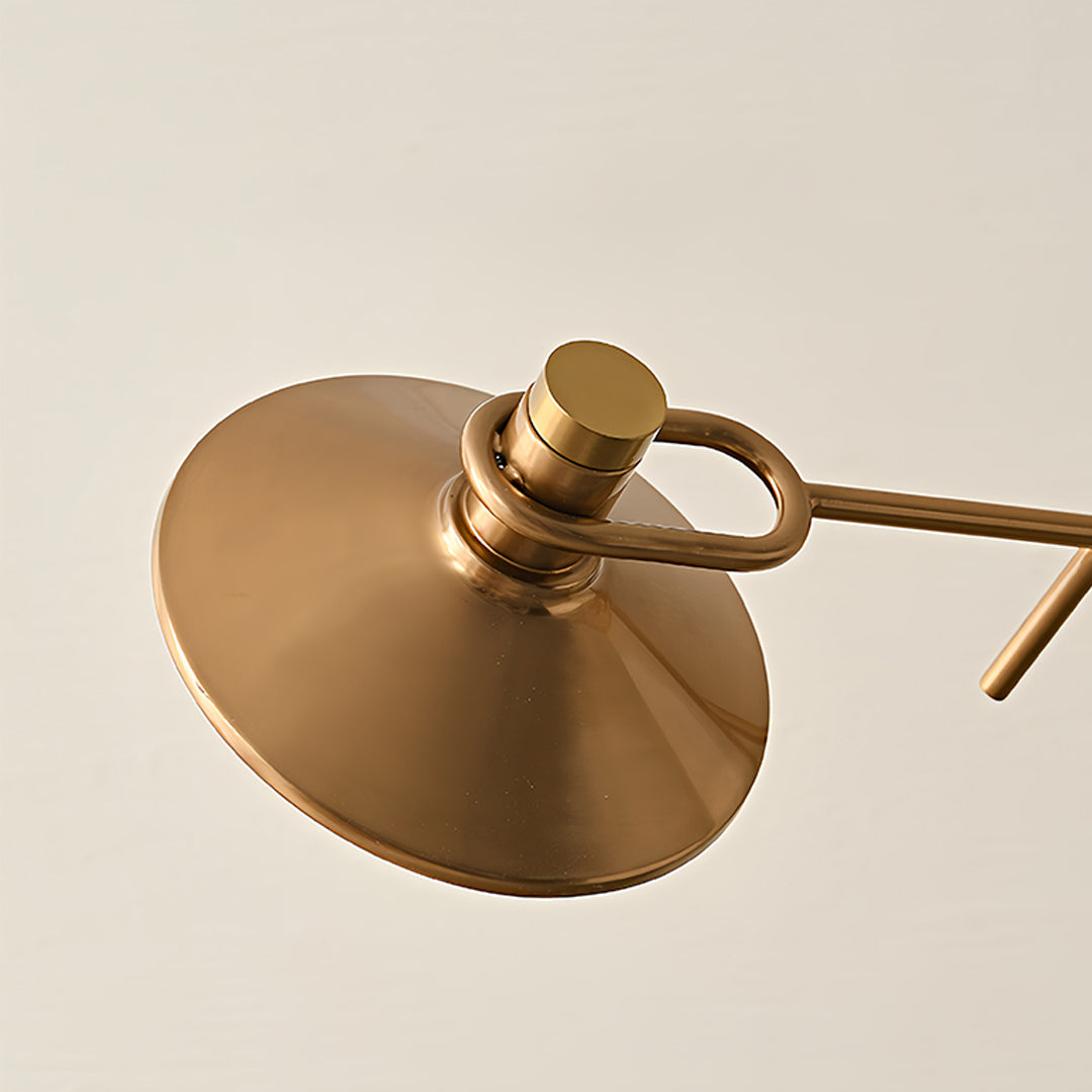 Liora Adjustable Gold Floor Lamp