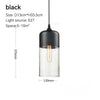 Nordic Wood Glass Pendant Light – Modern Hanging Lamp