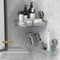 Suction Cup Shower Corner Shelves - Multifunctional Triangle & Rectangle Storage