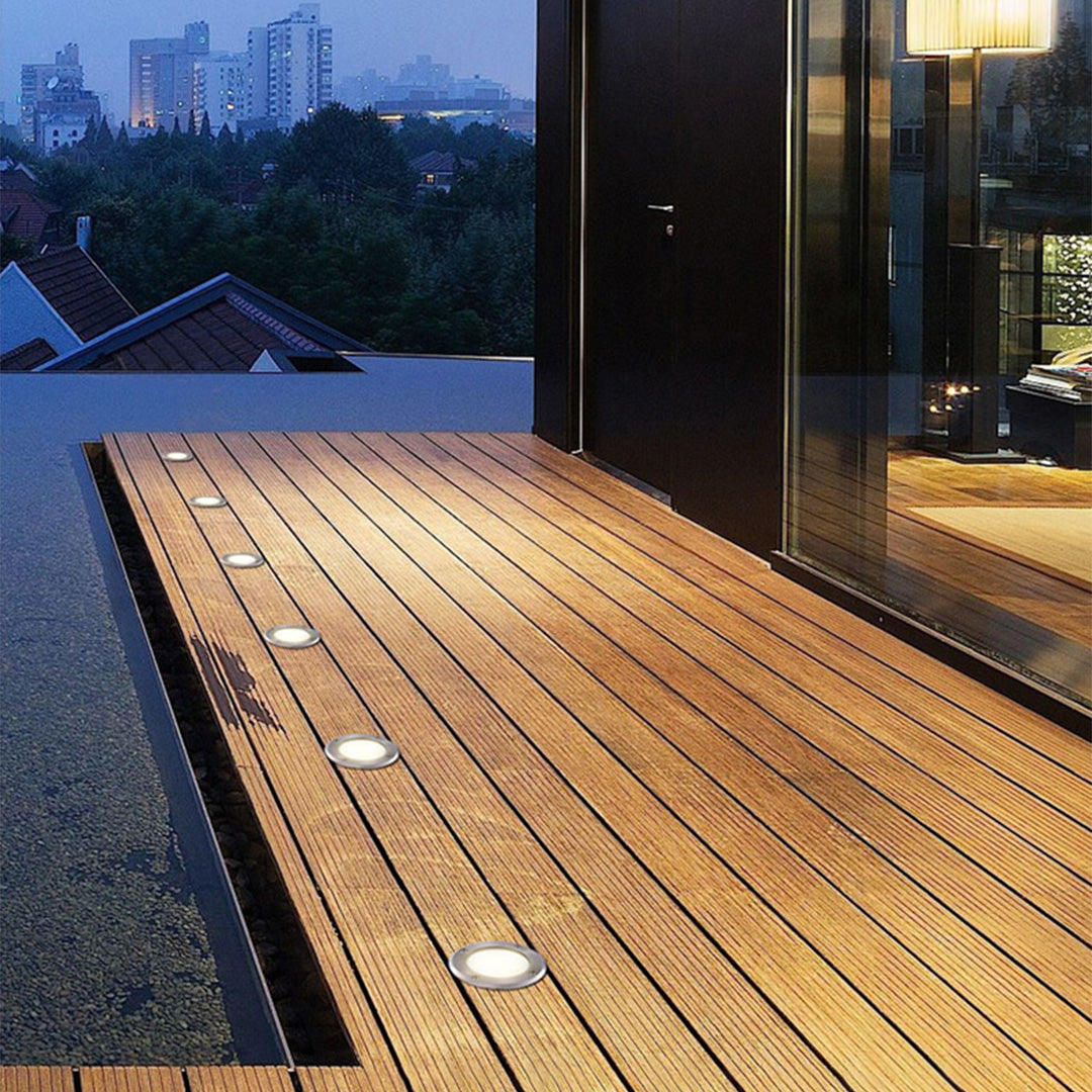 In Ground Light Outdoor LED Stainless Steel Waterproof Landscape Pathway Lighting