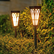 Pathway Light Solar LED Flame Effect Outdoor Waterproof Garden Stake Lighting
