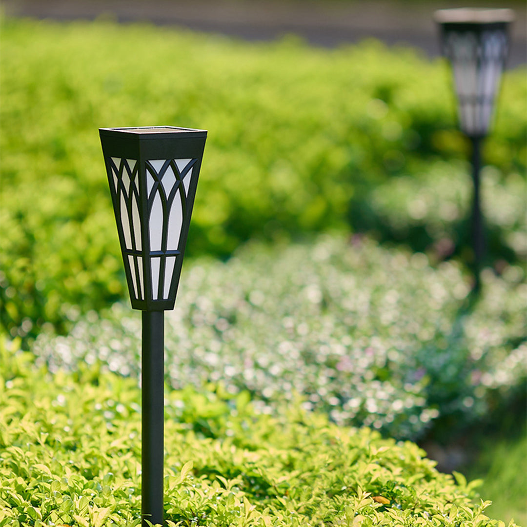 Pathway Light Solar LED Flame Effect Outdoor Waterproof Garden Stake Lighting