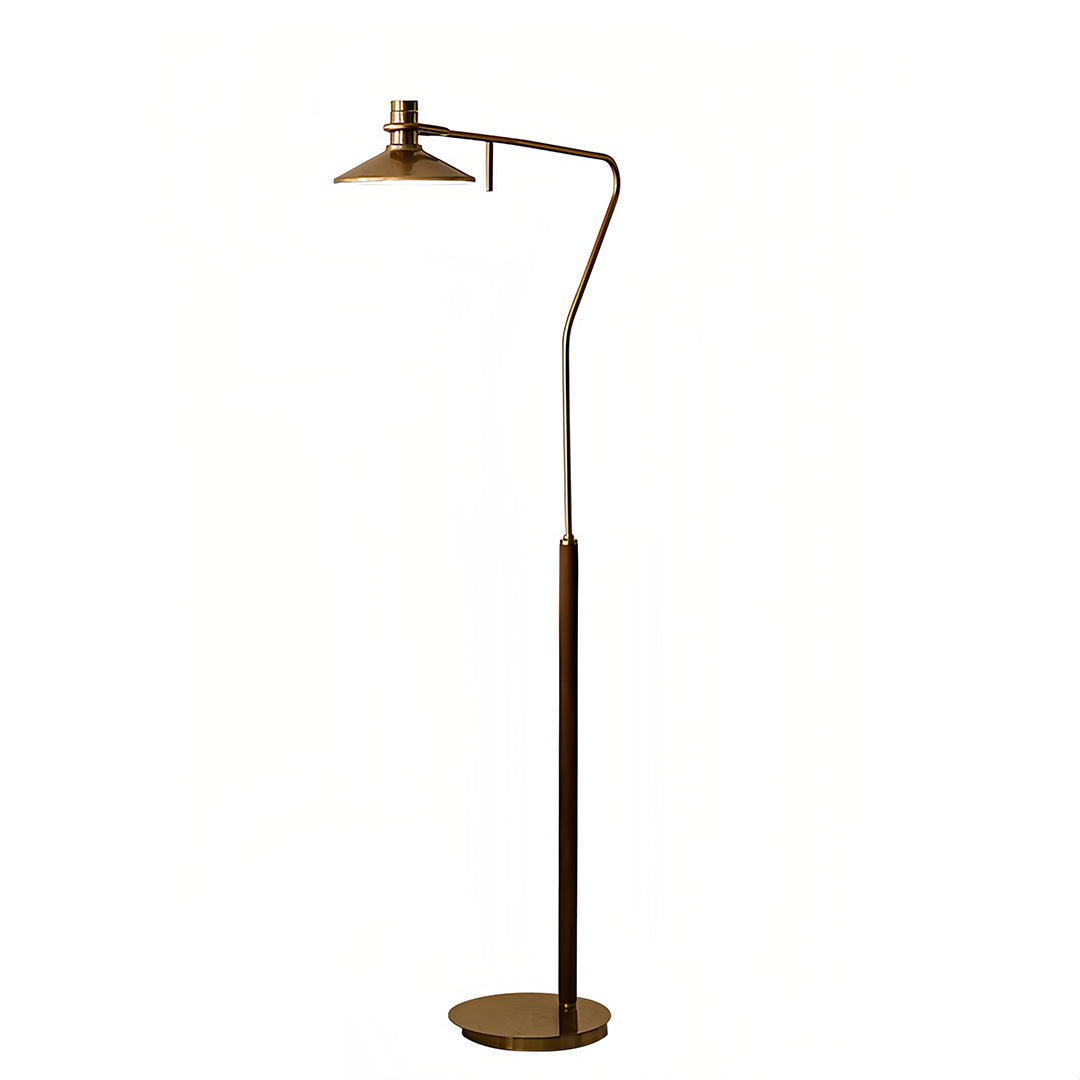 Liora Adjustable Gold Floor Lamp