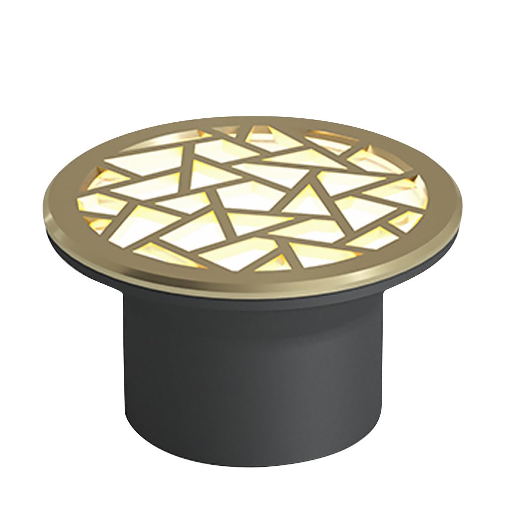 In Ground Light Decorative Pattern LED Waterproof Brass Recessed Garden Pathway Lighting