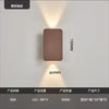 Modern Brushed Aluminum LED Wall Lamp for Indoor Use