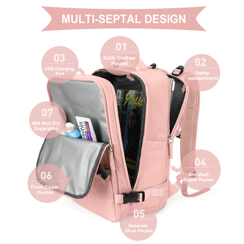 Smart Expandable Travel Backpack