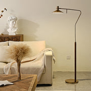 Liora Adjustable Gold Floor Lamp