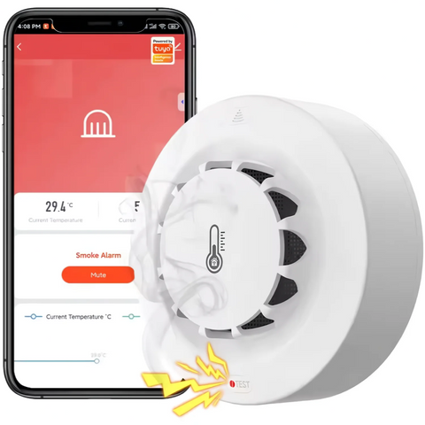 WiFi Smoke Detector for Home Kitchen Security