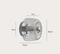 Nordic Retro Glass Wall Lamp – Elegant Wall Sconce for Bedroom and Corridor – Indoor Wall Lights with Warm Light