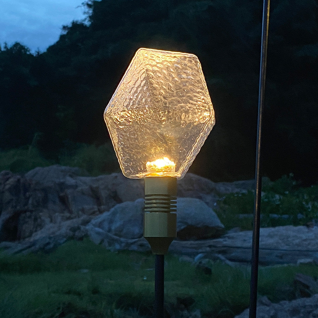 Landscape Pathway Lights Diamond Glass LED Garden Path Lights